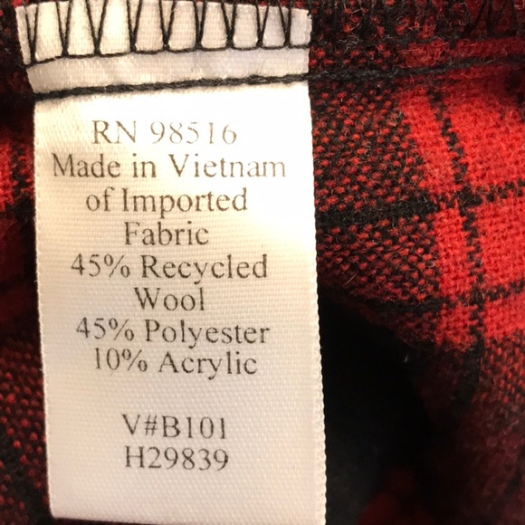 Coldwater Creek buffalo plaid boxy jacket - Picture 6 of 7